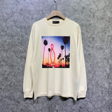 Purple Brand Long Sleeve T-Shirt Fashion Loose Long Sleeve Top