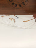 CHH Chrome Hearts Glasses Simple and exquisite ultra-light glasses frame Business myopia glasses frame