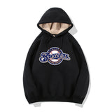 Braves Baseball Jacket Thickened Fleece Cashmere