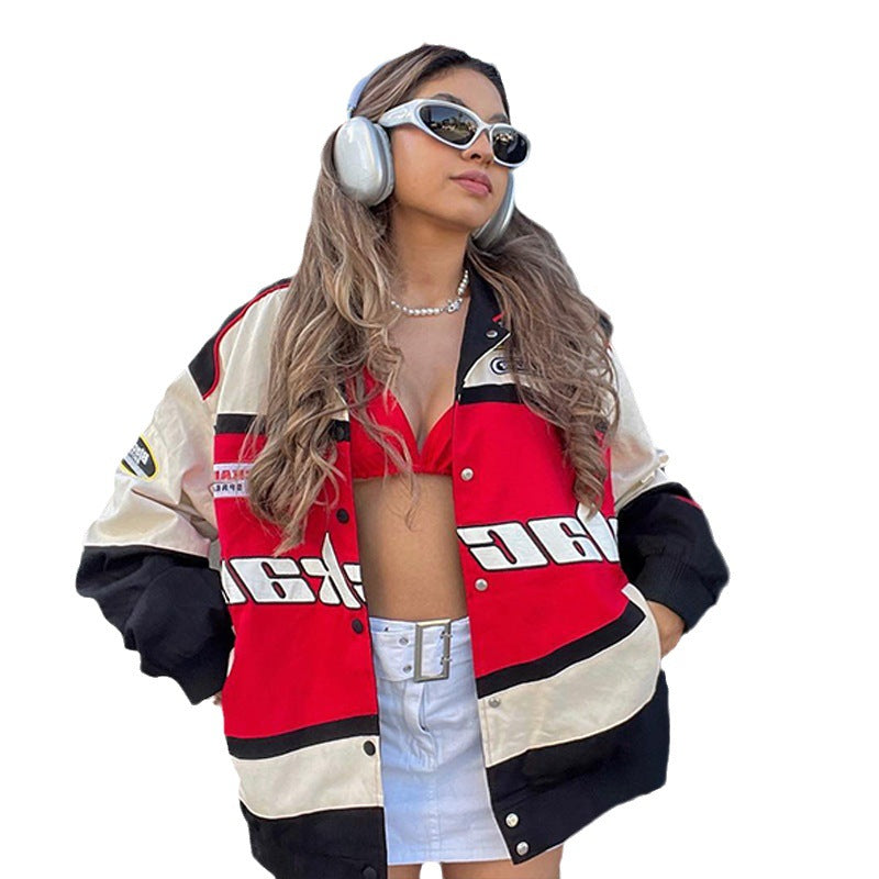Women Jacket Sports Casual Clothes Motorcycle Style