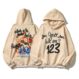 Cactus Flea Market Hoodie Autumn Winter Retro Hip Hop Hooded Sweatshirt