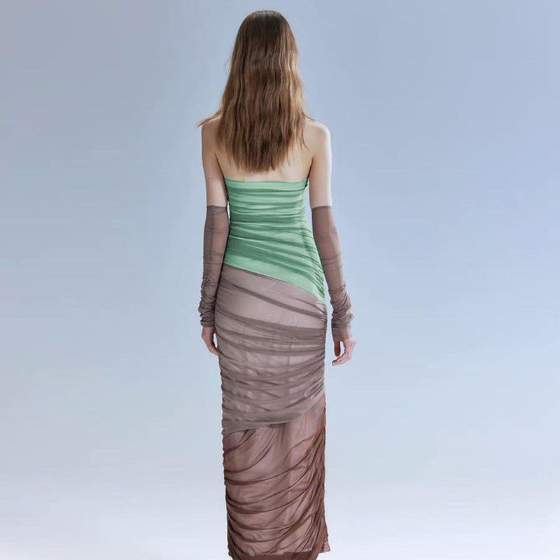 Women Dress Summer Fashion Sexy Mesh