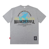 Men T-Shirt West Coast Heavy Short Sleeve All-Match Casual