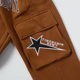 Cargo Pants Large Pocket Overalls Fleece Lined