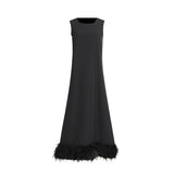 Bohemian Dress Loose Casual Feather Dress