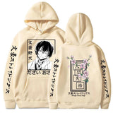 Anime Bungo Stray Dogs Dazai Hoodies Men Hoodies