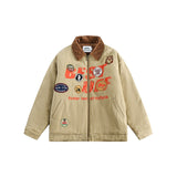 Unisex Coat Vintage Coat Loose Cotton Coat