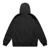 Men Fleece Lined Hoodie Embroidered Hoodie Long Sleeve Sports Hoodie Winter