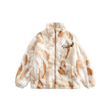 Unisex Coat Lamb Wool Coat Plush Thickened