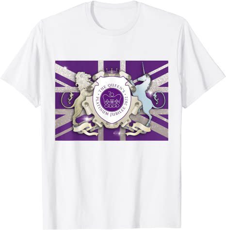 Inspired by Queen's Platinum Jubilee 2022 Elizabeth 70 Years T-shirt T-shirt Summer Short Sleeve Loose