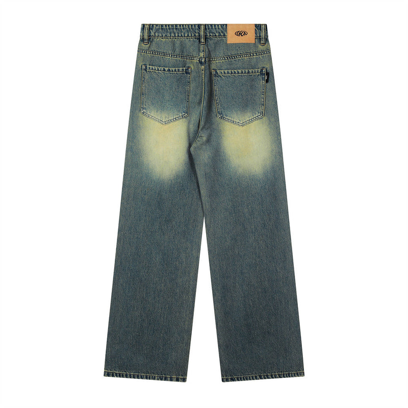 Men Jeans Loose Retro Leisure