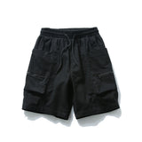 Men Shorts Multi-Pocket Workwear Shorts Loose Sports