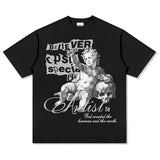 Unisex T Shirt Summer Print Short Sleeve