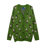 Women Sweater Vintage Knitted Sweater Loose Cardigan