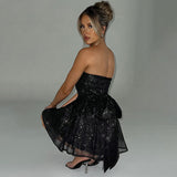 Women Dress Sexy Mesh Skirt