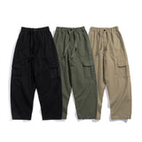 Cargo Pants Japanese-Style Retro Overalls All-Match Stitching