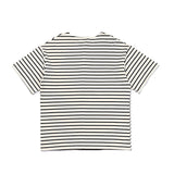 Fog Essentials T Shirts Spring/Summer FOG Season 6 Striped Crew Neck Short Sleeves