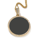 Jewelry Hip Hop Pendant Gold Silver Rose Gold Round DIY Pendant Necklace Animal