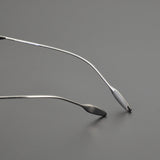 CHH Chrome Hearts Glasses Pure Titanium Ultra Light Wide Large Face Double Beam Myopia Glasses Frame