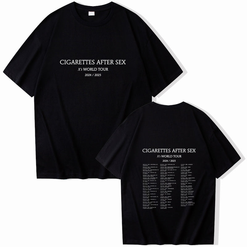 Cigarettes After Sex X's World Tour Unisex Summer Tee