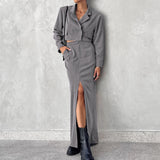 Women Co-Ords Suit Jacket Women's Casual Autumn and Winter