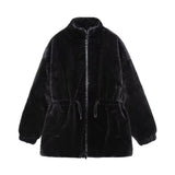 Women Cotton Coat Artificial Fur Coat