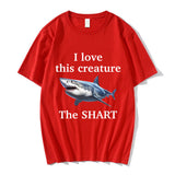 I Love This Creature The Shart Shark Funny Meme T Shirts Men