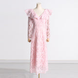 Bohemian Dress Vintage Embroidered V-neck Dress