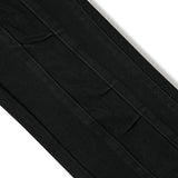 Men Jeans Stitching Ruffle Personality Design Loose