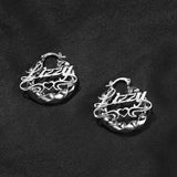 Earrings Threaded Custom Word Earrings Alphabet Pieces St. Valentine's