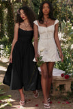 Women Dress Sexy Backless Spaghetti Straps Gentle Dress