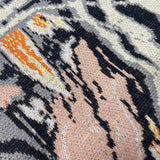 Kapital Sweater Vintage Jacquard Tiger Totem Knitted round Neck Japanese-Style Retro Knitted Pullover Sweater