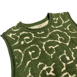 Kapital T Shirt Pingtian Hehong Vintage Sweater Outer Knitted Vest Tang Pattern Sleeveless