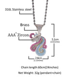 Jewelry Unicorn Pendant Necklace ins Animal St. Valentine's