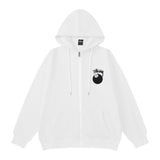 Stussy Hoodie Embroidered Fleece Fashion Hooded Sweater