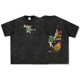 Unisex T-Shirt Autumn/Winter Print Long Sleeve T-Shirt Loose