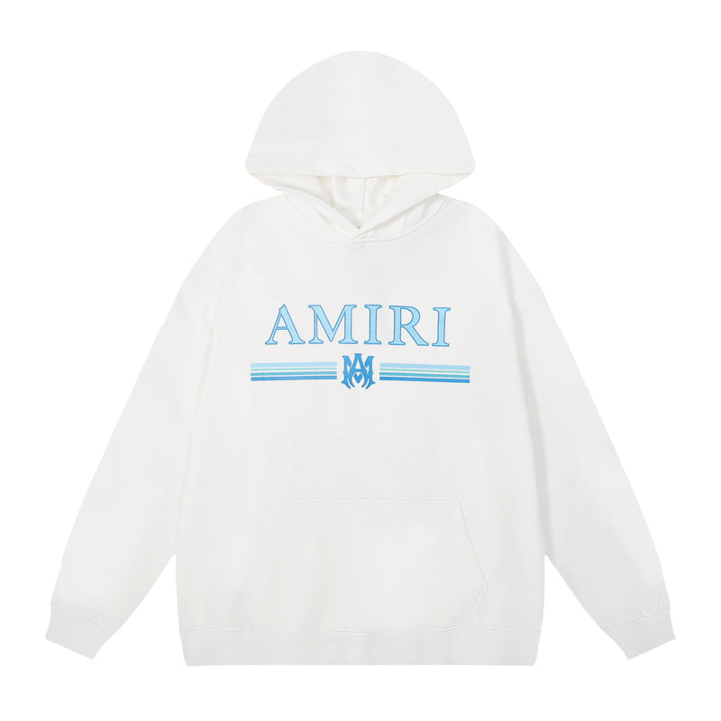 Amiri Hoodie OW Letter print pattern hooded sweater for men and women