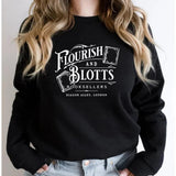 Wizard Book Shop Crewneck Sweatshirt Book Nerd Hoodie