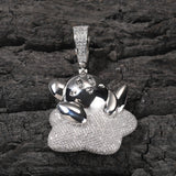 Jewelry Cartoon Diamond Silver Star Kirby Pendant Fashion Versatile Kirby St. Valentine's Spectrum Jesus Pieces