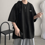 Men T Shirt Fashion Summer Loose All-Match Oversize
