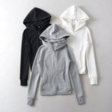 Women Hoodie Thickened Warm Leisure Yoga Training