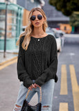 Women Pullover Sweater Loose Pullover