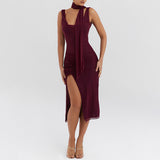 Women Dress Sexy Mesh Dress