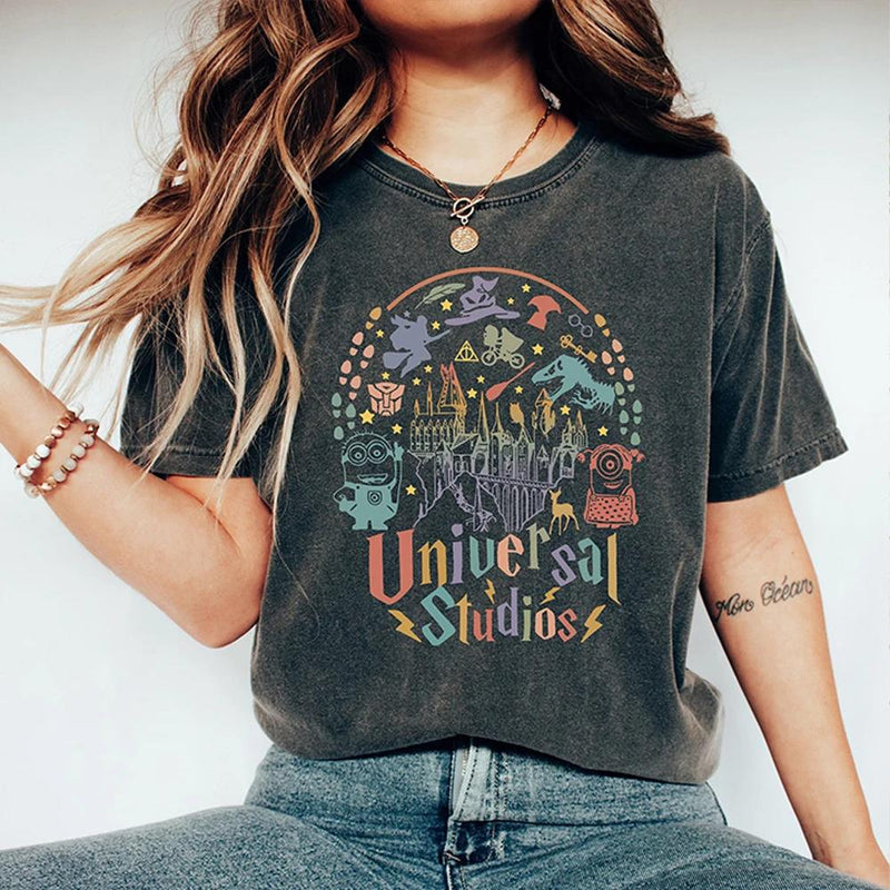 Universal Studios Orlando Shirt Vintage Short Sleeve Trendy
