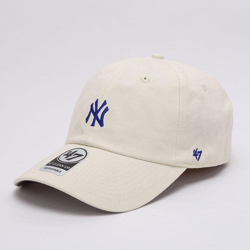Dodgers and Yankees Baseball Cap 47brand Baseball Cap Female Summer Beige Soft Top La Embroidery