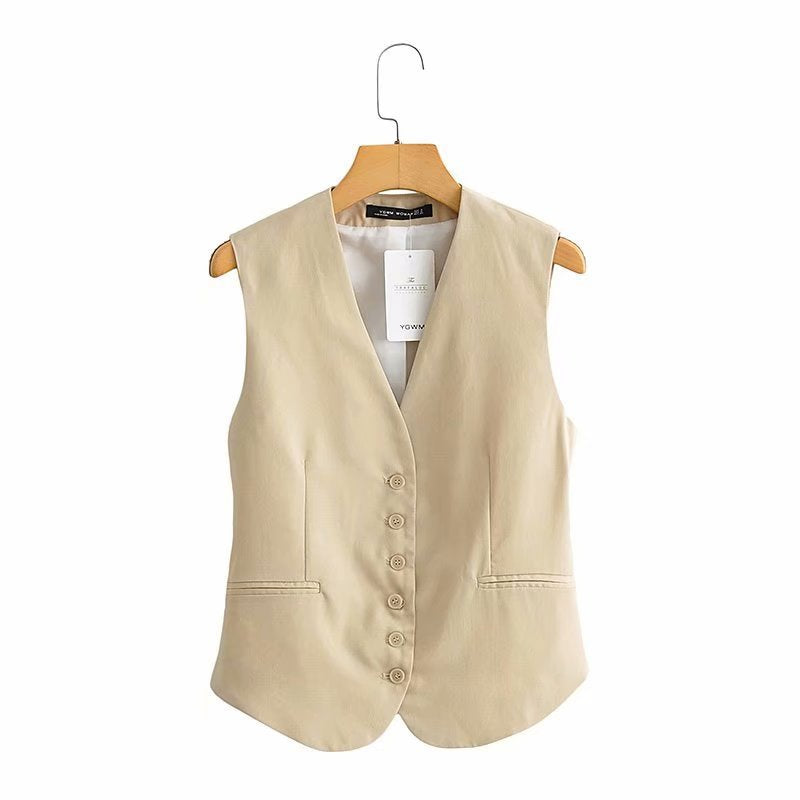 Women Vest Women Sleeveless Vest Spring and Autumn
