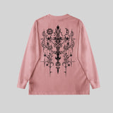 Amiri Sweatshirt AMI pattern print crew neck long sleeve men and women