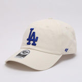 Dodgers and Yankees Baseball Cap 47brand Baseball Cap Female Dark Gray Soft Top Embroidery Hip Hop Male Hat