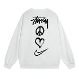 Stussy Sweatshirts Crew Neck Fleece Sweater