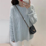 Women Pullover Sweater Loose and Warm Knitwear